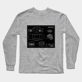 E30 M3 Black Long Sleeve T-Shirt